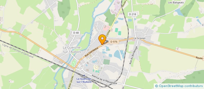 localisation de l'entreprise MADAME VIRGINIE LAGRANGE  LA GUERCHE-SUR-L'AUBOIS