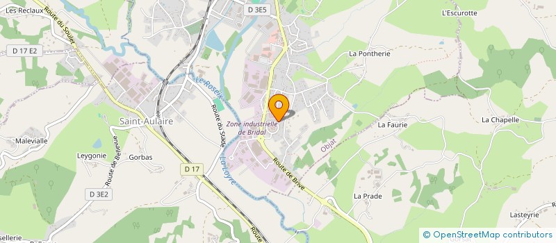 localisation de l'entreprise MADAME VIRGINIE LAGRANGE  OBJAT