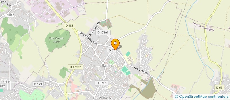 localisation de l'entreprise MADAME VIRGINIE LAHAINE à BARLIN