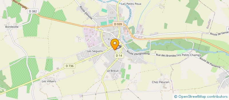 localisation de l'entreprise MADAME VIRGINIE LAIDET  ROUILLAC