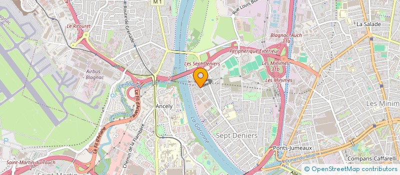 localisation de l'entreprise MADAME VIRGINIE LALA  TOULOUSE