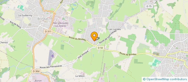 localisation de l'entreprise MADAME VIRGINIE LALAUZE  BRINDAS