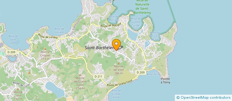 localisation de l'entreprise MADAME VIRGINIE LALLAIN à SAINT-BARTHELEMY