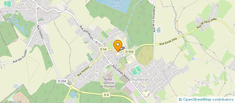 localisation de l'entreprise MADAME VIRGINIE LAMAND  THUMERIES