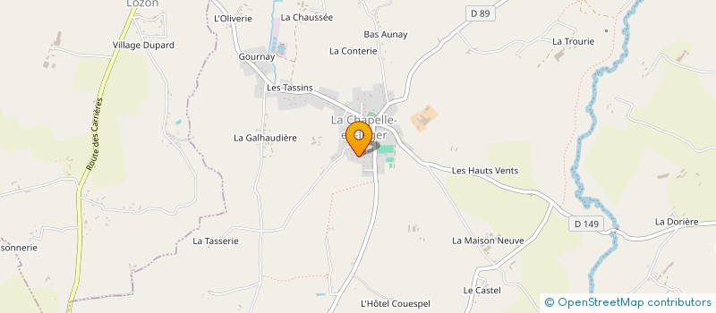 localisation de l'entreprise MADAME VIRGINIE LAMAZURE  THEREVAL