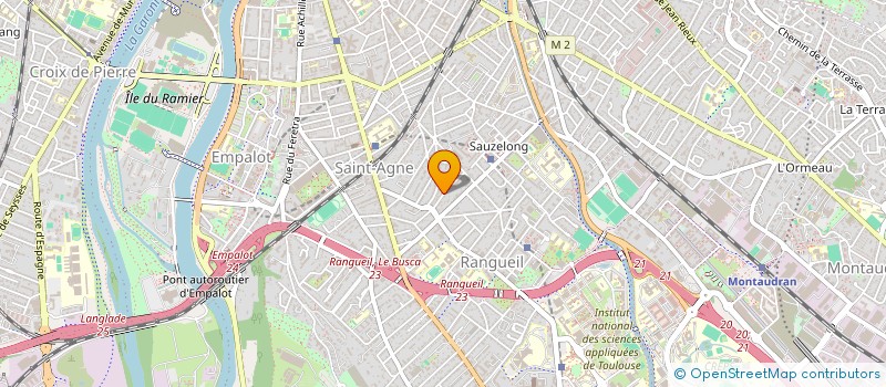 localisation de l'entreprise MADAME VIRGINIE LAMBERT  TOULOUSE
