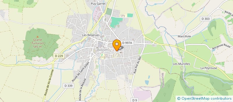 localisation de l'entreprise MADAME VIRGINIE LAMBERT  BILLOM