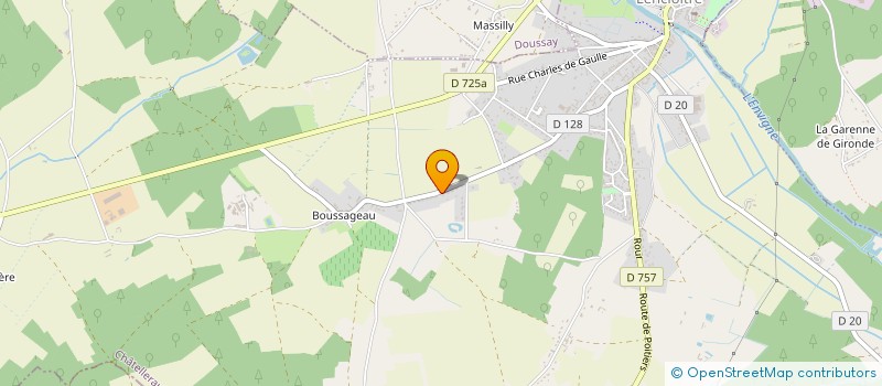 localisation de l'entreprise MADAME VIRGINIE LANCEREAU à LENCLOITRE