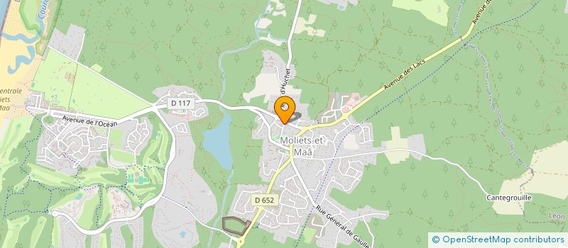 localisation de l'entreprise MADAME VIRGINIE LANCIAL  MOLIETS-ET-MAA