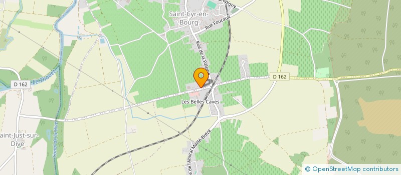 localisation de l'entreprise MADAME VIRGINIE LANDAIS  BELLEVIGNE-LES-CHATEAUX