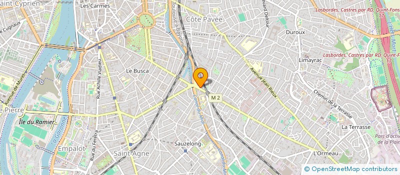 localisation de l'entreprise MADAME VIRGINIE LANGE à TOULOUSE