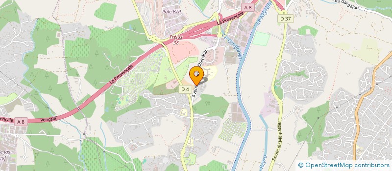 localisation de l'entreprise MADAME VIRGINIE LANGLOIS à FREJUS