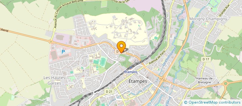 localisation de l'entreprise MADAME VIRGINIE LANGLOIS  ETAMPES