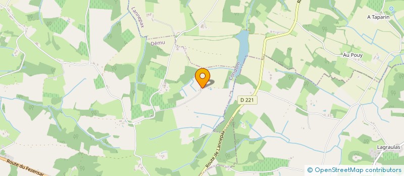 localisation de l'entreprise MADAME VIRGINIE LANINE  DEMU