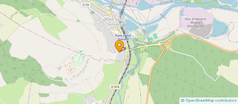 localisation de l'entreprise MADAME VIRGINIE LANTERNE  PONT-SAINT-VINCENT
