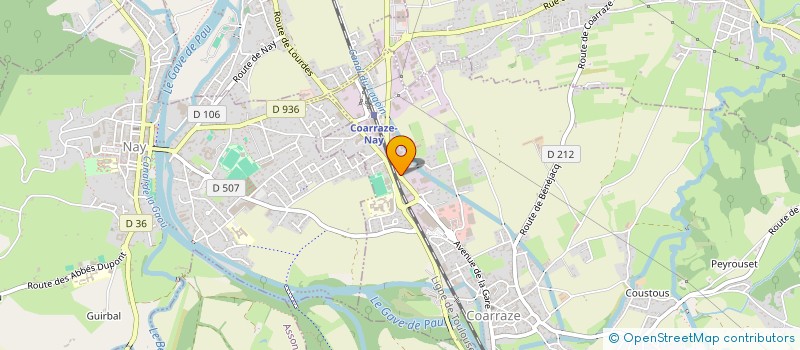 localisation de l'entreprise MADAME VIRGINIE LAPORTE  COARRAZE