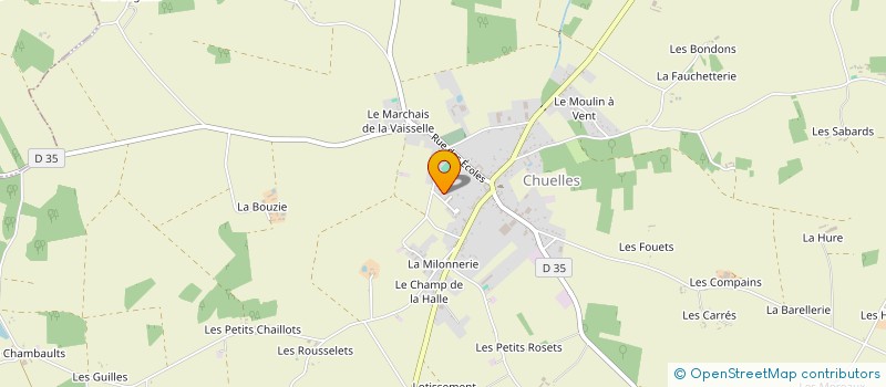 localisation de l'entreprise MADAME VIRGINIE LARGEAU à CHUELLES