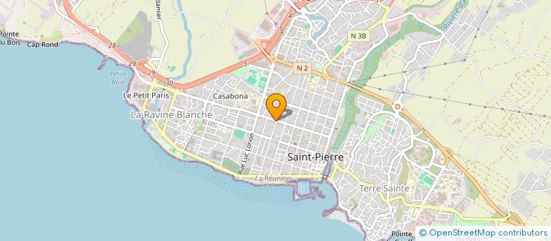 localisation de l'entreprise MADAME VIRGINIE LAROSE à SAINT-PIERRE