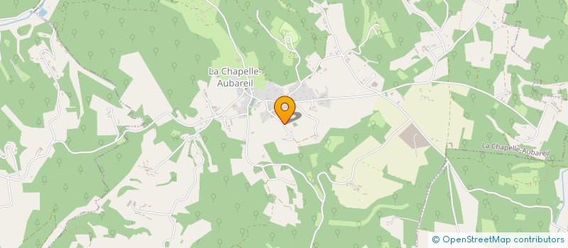 localisation de l'entreprise MADAME VIRGINIE LARREBAT  LA CHAPELLE-AUBAREIL