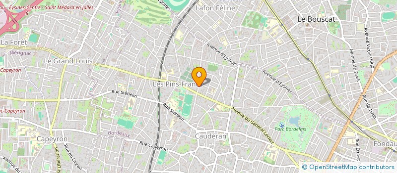 localisation de l'entreprise MADAME VIRGINIE LASSORT  BORDEAUX