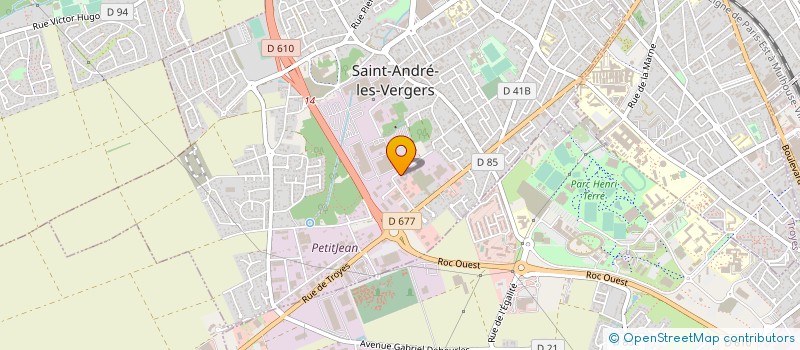 localisation de l'entreprise MADAME VIRGINIE LATRUFFE à SAINT-ANDRE-LES-VERGERS
