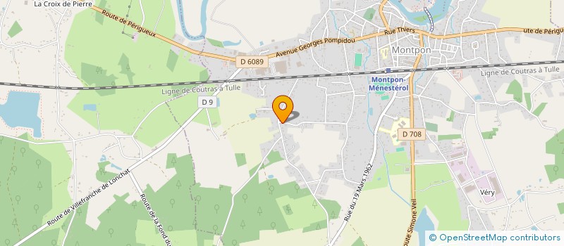 localisation de l'entreprise MADAME VIRGINIE LAURENCE NAU  MONTPON-MENESTEROL