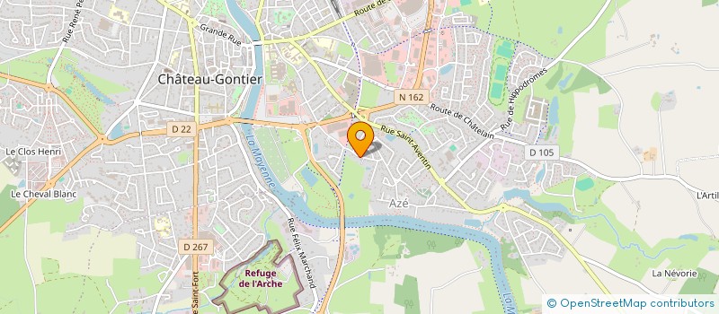 localisation de l'entreprise MADAME VIRGINIE LAURENT à CHATEAU-GONTIER-SUR-MAYENNE
