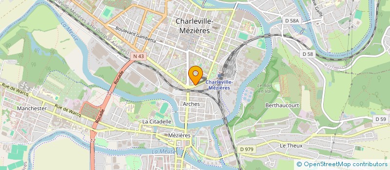 localisation de l'entreprise MADAME VIRGINIE LAUTAR  CHARLEVILLE-MEZIERES