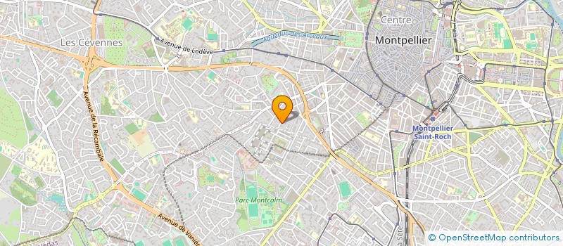 localisation de l'entreprise MADAME VIRGINIE LAUTREDOU à MONTPELLIER