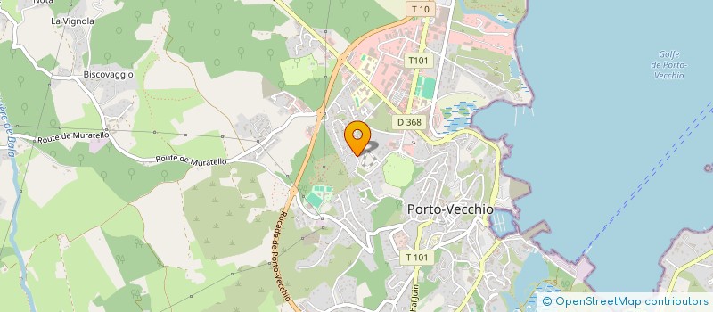 localisation de l'entreprise MADAME VIRGINIE LAVAL  PORTO-VECCHIO