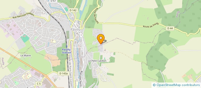 localisation de l'entreprise MADAME VIRGINIE LAYET  PAVILLY