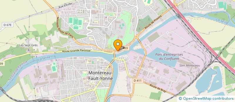 localisation de l'entreprise MADAME VIRGINIE LE BELLEGO  SAINT-GERMAIN-LAVAL