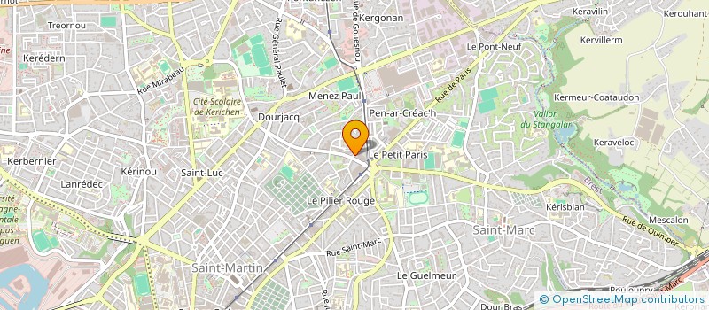 localisation de l'entreprise MADAME VIRGINIE LE BORGNE à BREST