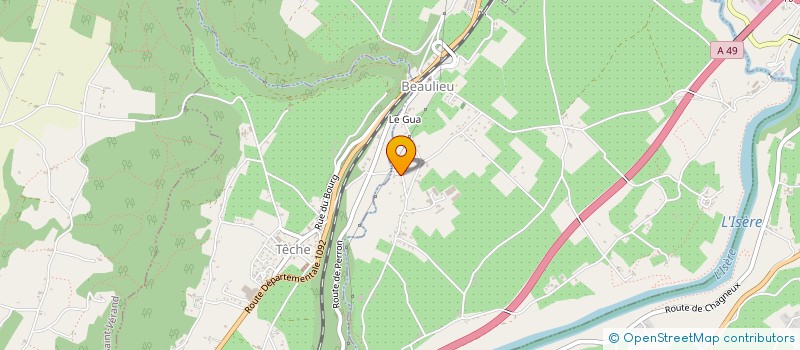 localisation de l'entreprise MADAME VIRGINIE LE BRIS  BEAULIEU