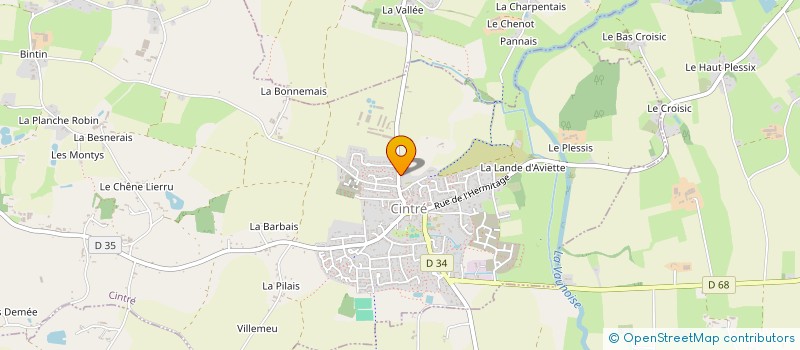 localisation de l'entreprise MADAME VIRGINIE LE CORRE  RENNES