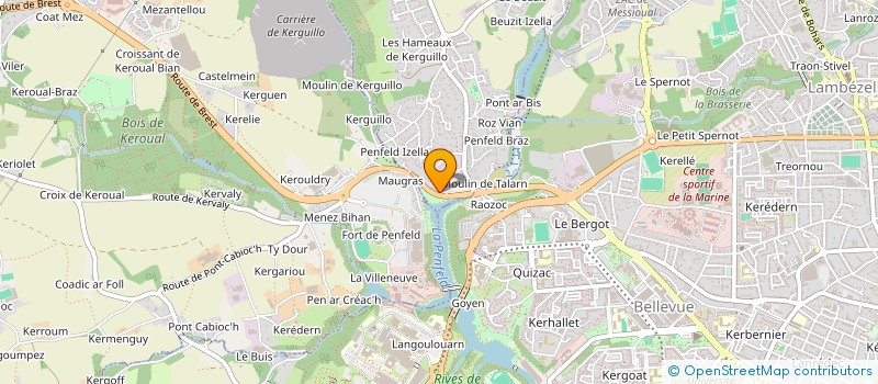 localisation de l'entreprise MADAME VIRGINIE LE DEN  BOHARS