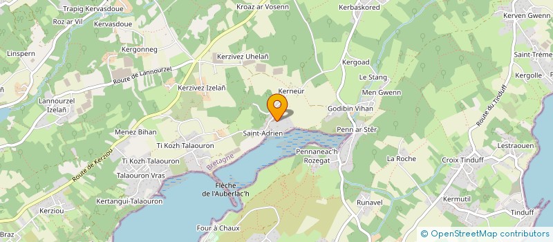 localisation de l'entreprise MADAME VIRGINIE LE DUFF  PLOUGASTEL-DAOULAS