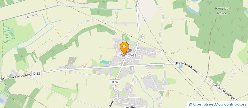 localisation de l'entreprise MADAME VIRGINIE LE FAUCHEUR  TRAMOYES