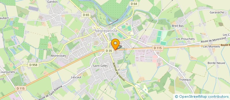 localisation de l'entreprise MADAME VIRGINIE LE GAREC à NEGREPELISSE