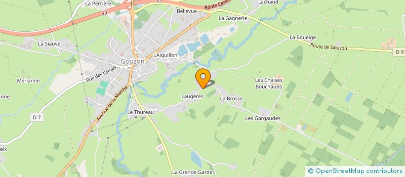 localisation de l'entreprise MADAME VIRGINIE LE GOFF à GOUZON