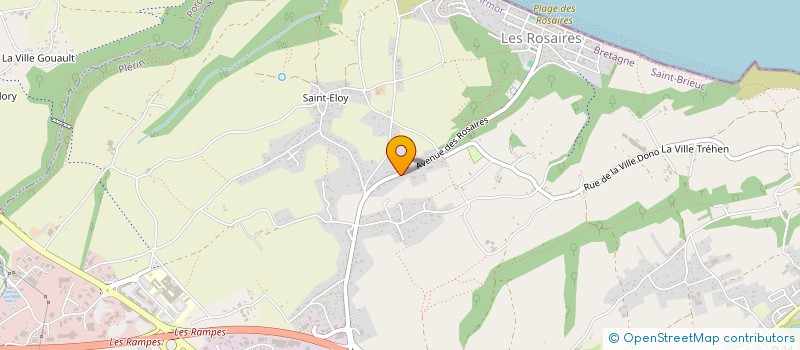 localisation de l'entreprise MADAME VIRGINIE LE GRAET  PLERIN