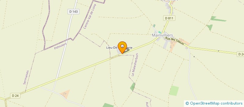 localisation de l'entreprise MADAME VIRGINIE LE GUERN à LE MALESHERBOIS