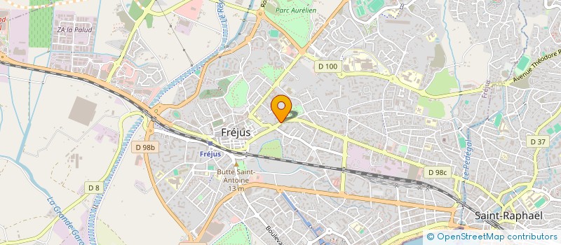 localisation de l'entreprise MADAME VIRGINIE LE GUILLOU  FREJUS