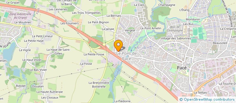 localisation de l'entreprise MADAME VIRGINIE LE MARCHAND  PACE