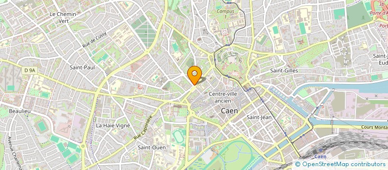 localisation de l'entreprise MADAME VIRGINIE LE MEUR à CAEN