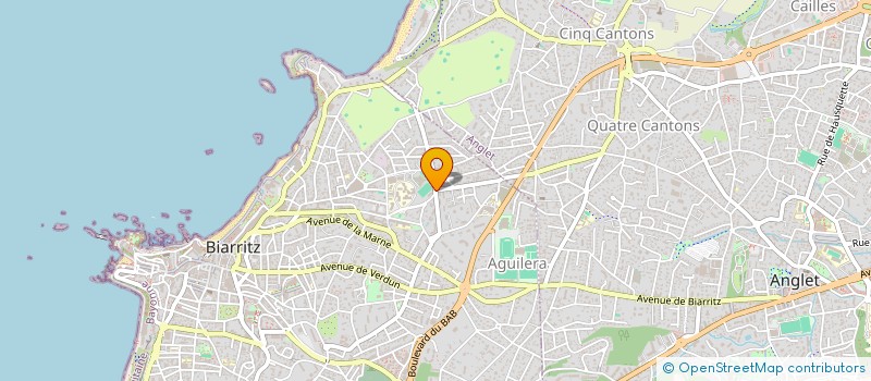localisation de l'entreprise MADAME VIRGINIE LE ROUX à BIARRITZ