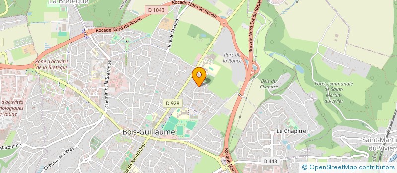 localisation de l'entreprise MADAME VIRGINIE LE ROUX à BOIS-GUILLAUME