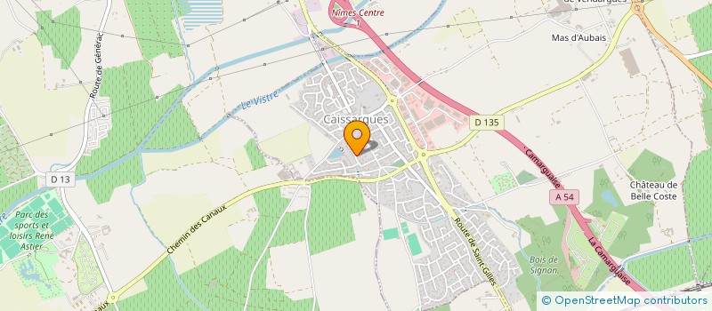 localisation de l'entreprise MADAME VIRGINIE LEBOUCQ  CAISSARGUES