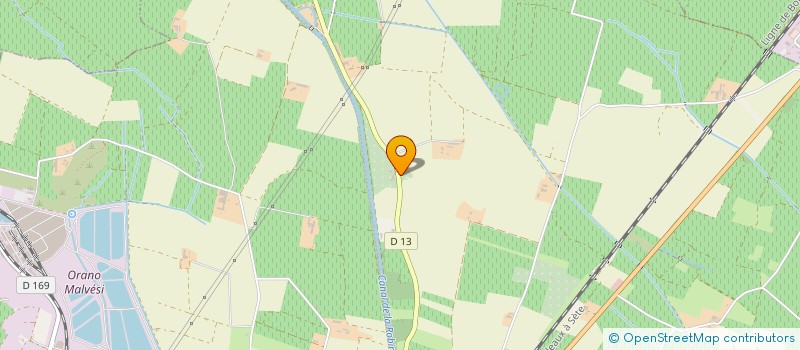 localisation de l'entreprise MADAME VIRGINIE LEBRUN  NARBONNE