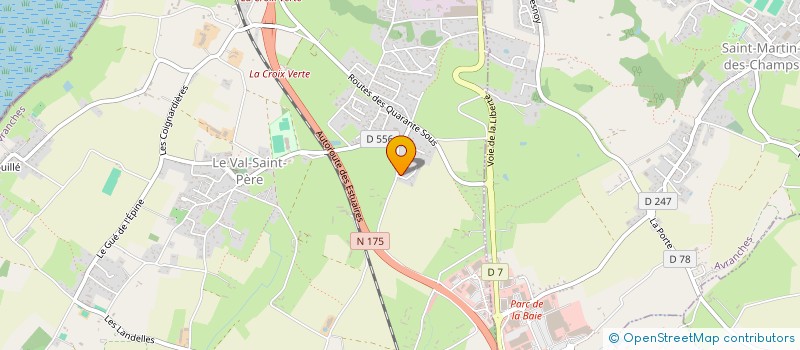 localisation de l'entreprise MADAME VIRGINIE LECERF  LE VAL-SAINT-PERE